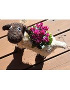 Sheep Rattan Planter