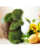 Bunny Rabbit Decorative Easter Statue