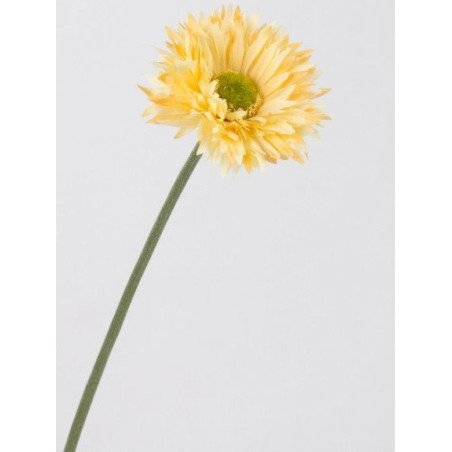 Artificial Gerbera Apricot /Single Stem