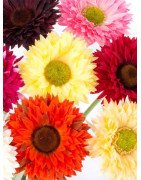 Artificial Gerbera Apricot /Single Stem
