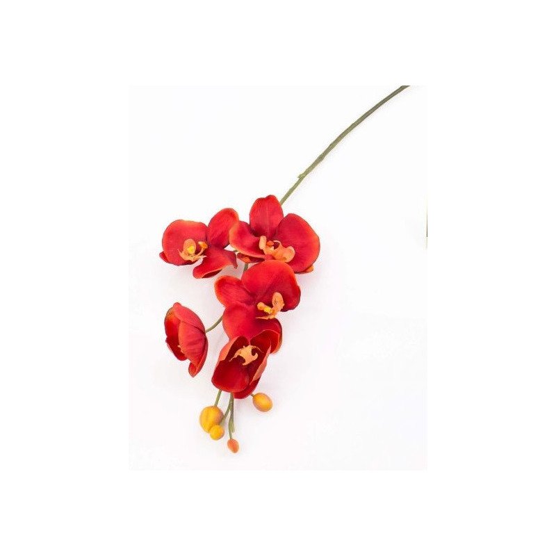 Artificial Orchid Orange/Single Stem Artificial Orchid Orange/Single Stem
