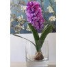 Artificial Hyacinth Flower with Bulb and leaves