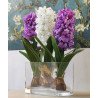 Artificial Hyacinth Flower with Bulb and leaves
