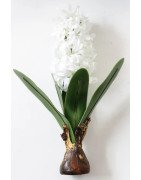 Artificial Hyacinth Flower with Bulb and leaves