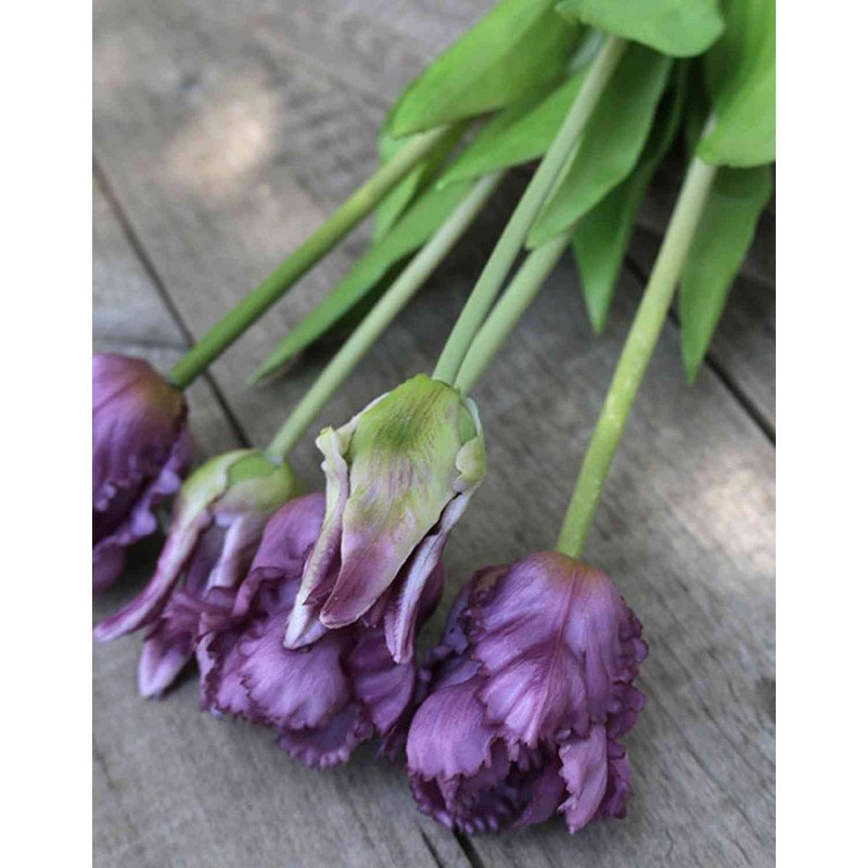 Artificial Parrot Tulips /bouquet of 5 stems Artificial Parrot Tulips /bouquet of 5 stems