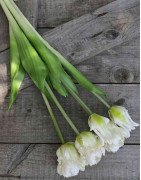 Artificial Parrot Tulips /bouquet of 5 stems