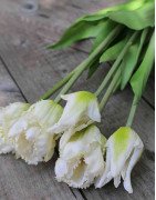 Artificial Parrot Tulips /bouquet of 5 stems