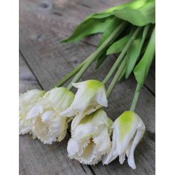 Artificial Parrot Tulips /bouquet of 5 stems