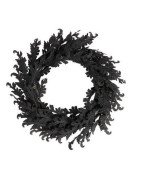 Halloween Wreath with 30 LED warm white Lights