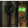 Halloween Wreath with 30 LED warm white Lights