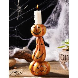 Halloween Pumpkin Candle Holder