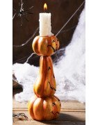 Halloween Pumpkin Candle Holder