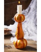Halloween Pumpkin Candle Holder