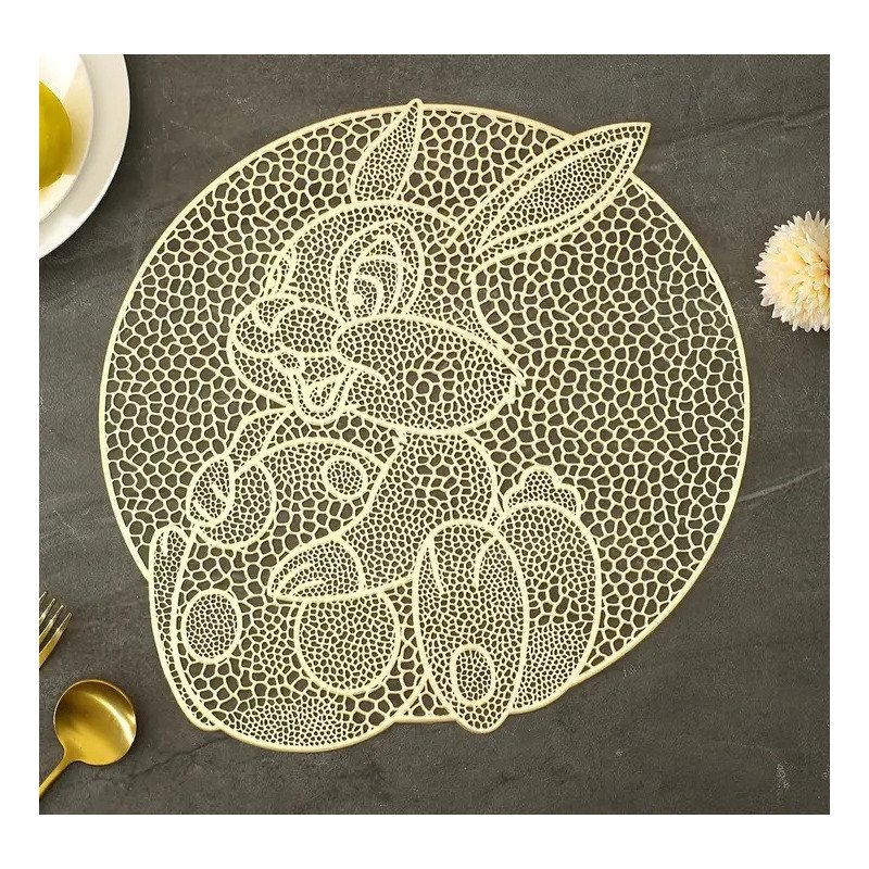 Easter Bunny Shaped Placemats set of 2pc