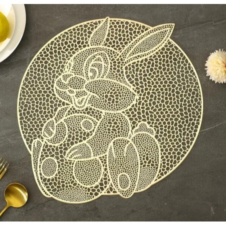Easter Bunny Shaped Placemats set of 2pc