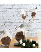 Christmas Bears Set  4 pc / 2 standing 2 on a stick