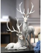 Christmas Reindeer Ornament Figurine