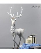 Christmas Reindeer Ornament Figurine